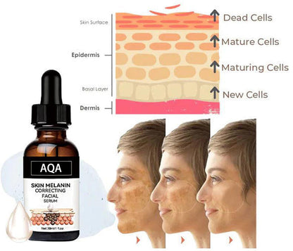 (⏰Limited time discount last 30 minutes⏰)✨Fast Dark Spot Remover-AQA™ Melanin Correcting Facial Serum