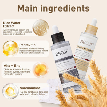 Final 3 Hours: 42% OFF🔥 Gentle Exfoliator Glow Rice Ampoule-Suitable for All Skin Types