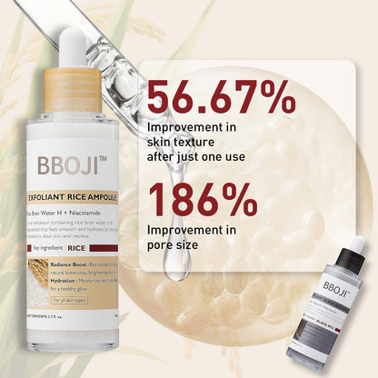 Final 3 Hours: 42% OFF🔥 Gentle Exfoliator Glow Rice Ampoule-Suitable for All Skin Types