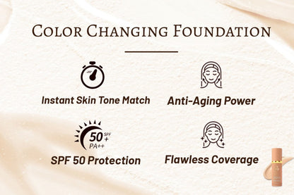 🔥Final 3 Hours: 60% OFF🔥 4 In 1 Color Changing Foundation(FREE BRUSH)
